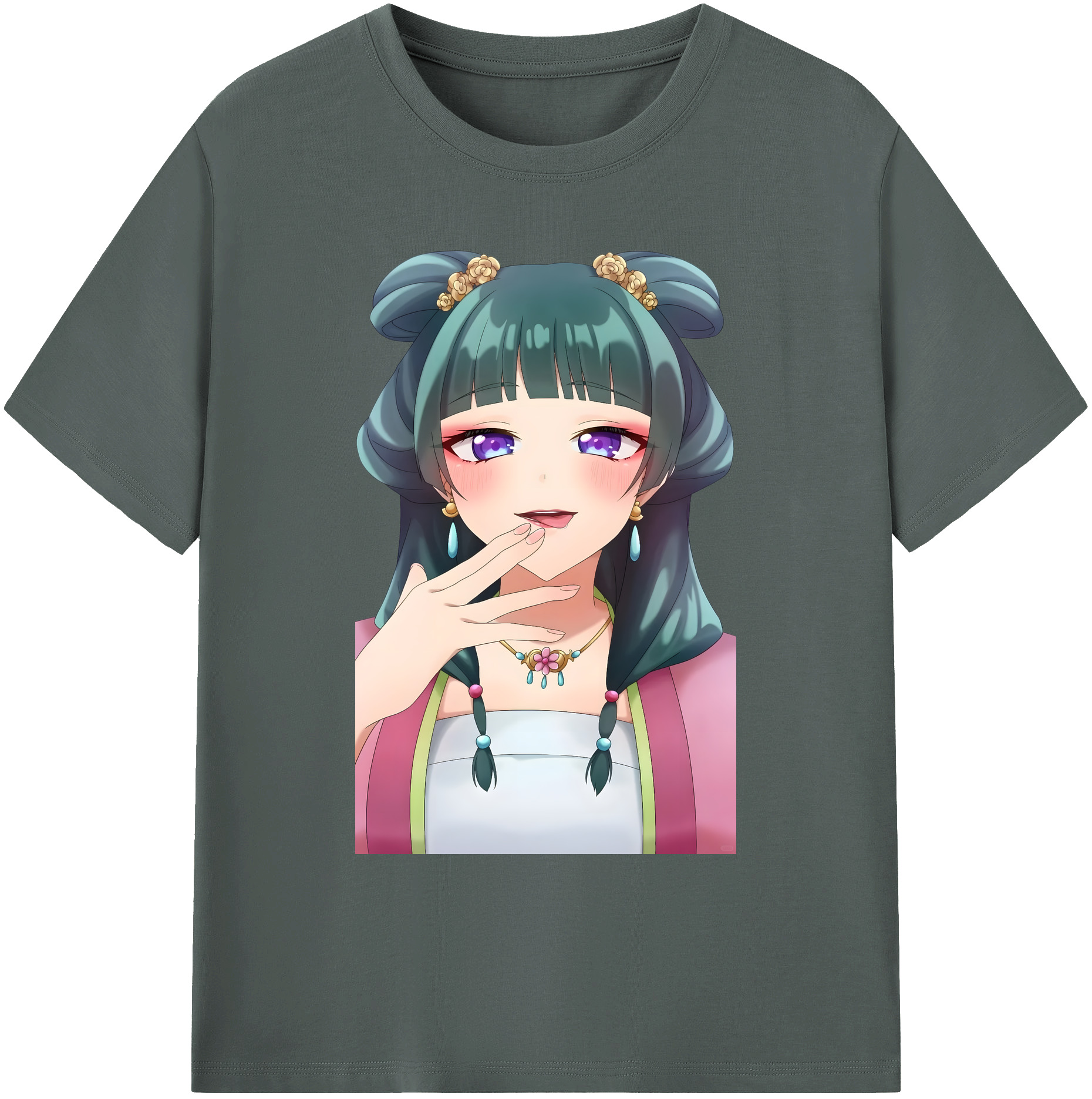 （画像用） 薬屋のひとりごと The Apothecary Diaries 綿100％ メンズ半袖Tシャツ｜肌触りやわらか＆通気性